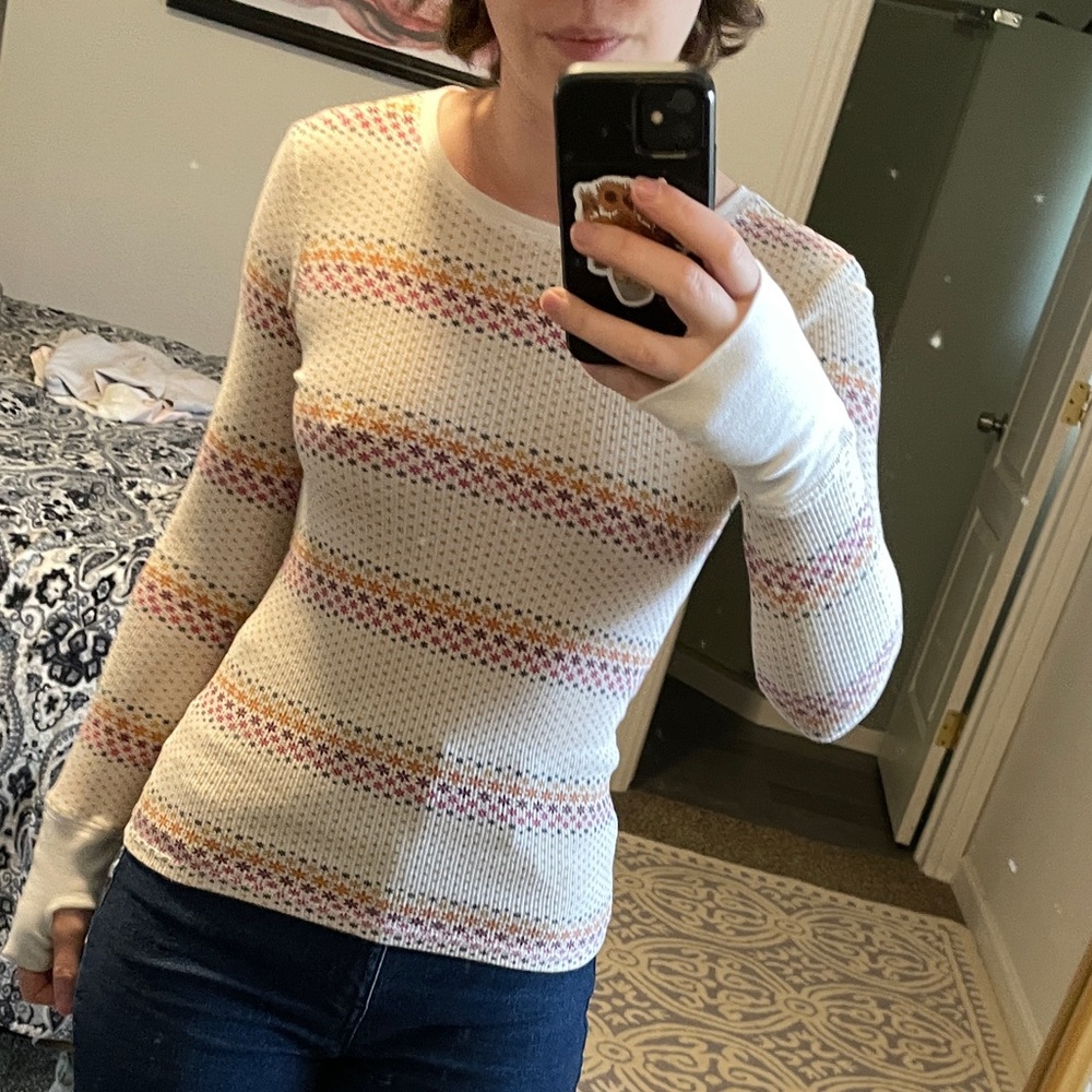 Arizona Jean Company Multicolor Striped Sweater